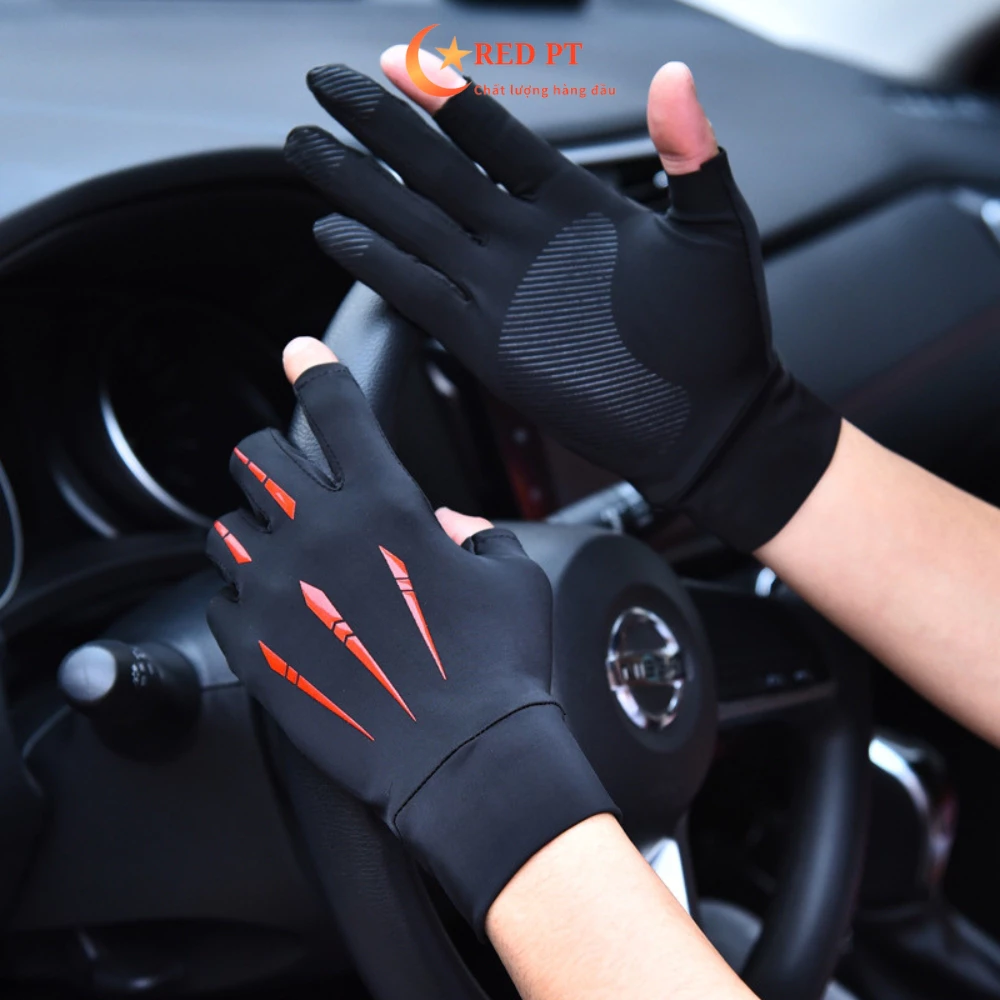 Găng ống tay chống nắng nam nữ co dãn RED PT - Ảnh 10