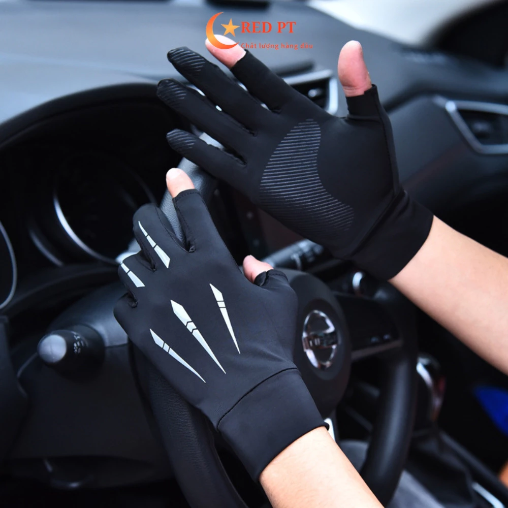 Găng ống tay chống nắng nam nữ co dãn RED PT - Ảnh 13